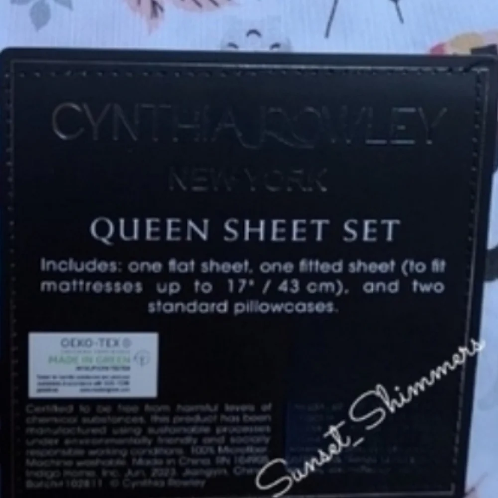 4pc CYNTHIA ROWLEY Pastel Halloween QUEEN Sheet Set Pumpkin Owl Cat Skull Ghost